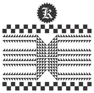 Native american pattern Stock Illustration
