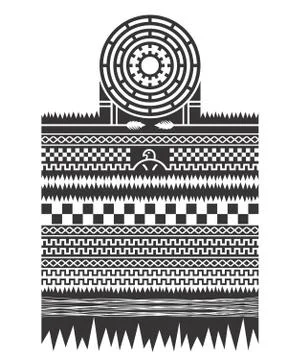 Native american pattern Ilustração Stock