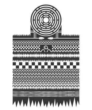 Native american pattern Stock Illustration