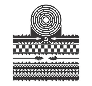 Native american pattern Stock Illustration