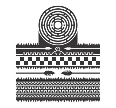 Native american pattern Stock Illustration