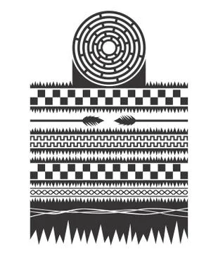 Native american pattern Stock Illustration
