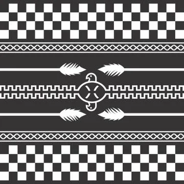 Native american pattern Stock Illustration