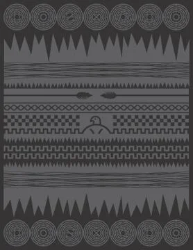 Native american pattern Stock Illustration