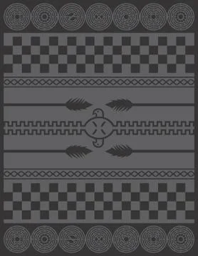 Native american pattern Stock Illustration