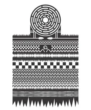 Native american pattern Stock Illustration