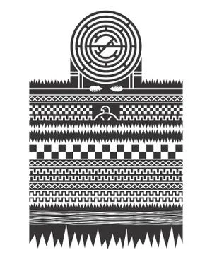 Native american pattern Stock Illustration