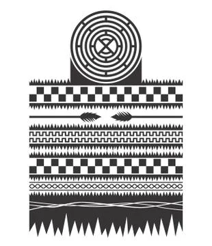 Native american pattern Stock Illustration