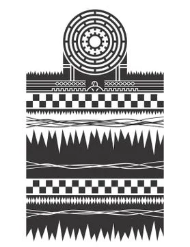 Native american pattern Stock Illustration
