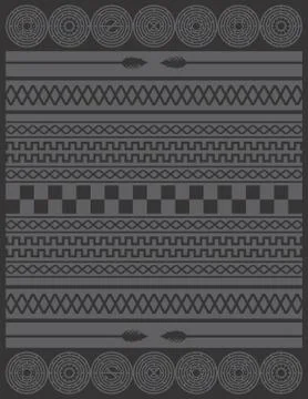 Native american pattern Stock Illustration