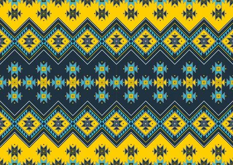 Native American pattern Illustrazione stock