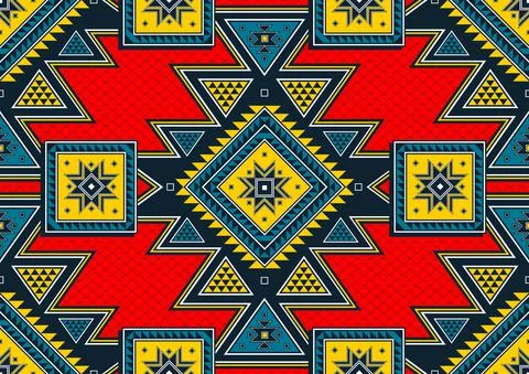 Native American pattern Stock Illustration