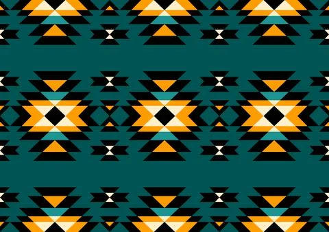 Native American pattern Stock Illustration