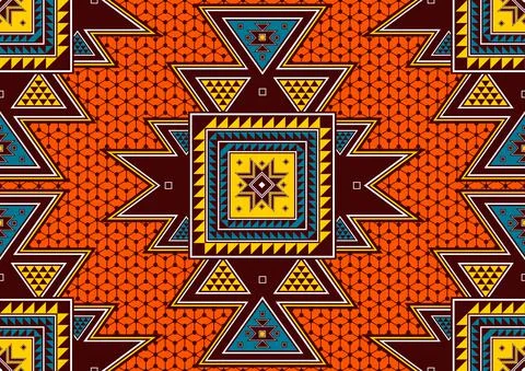 Native American pattern Stock Illustration