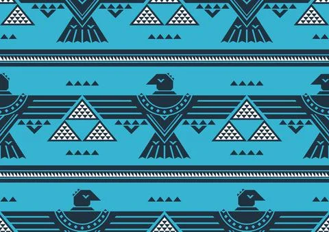 Native American pattern Stock Illustration