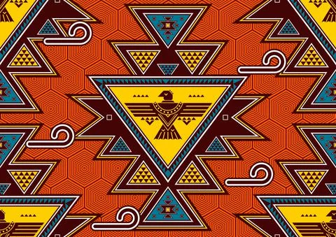 Native American pattern 스톡 일러스트