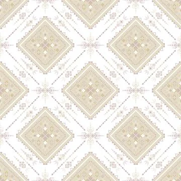 Native American pattern wallpaper background backdrop Stock Illustration