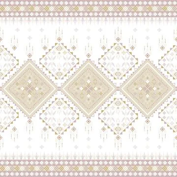 Native American pattern wallpaper background backdrop Stock Illustration