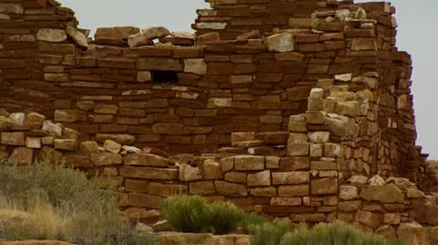 Native American Ruins Stock Footage 11209349