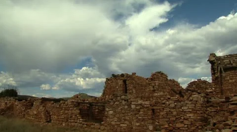 Native American Ruins Timelapse Stock Footage 11121524