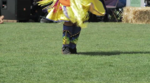Native American Shawl Dancer Stock-Footage 52552067