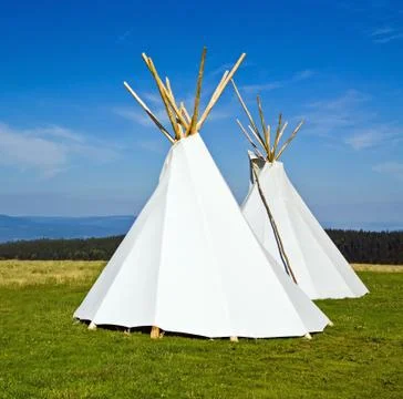 Native American teepee Stock Photos