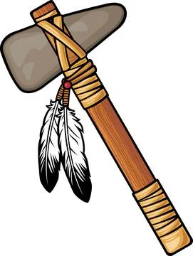 Native American tomahawk Stock Illustration