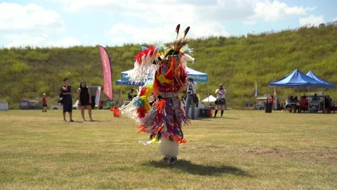 Native Americans dancing 스톡 동영상 220610974