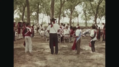 Native Americans Drumming Dancing And Singing In Forest Stock Footage 113151158