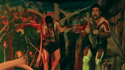 Native Australian Aborigines Dance Stock Footage 49241292