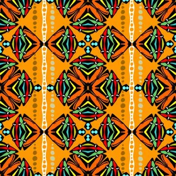Native aztec style tribal vector seamless pattern. Geometric border ornaments 스톡 일러스트