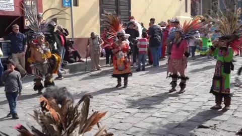 Native Dance - San Miguel de Allende, Guanajuato, MX - December 2021 63 Stock Footage 196331320