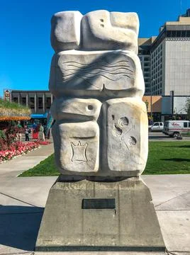 Native drawings on marble Stock Photos