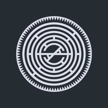 Native ethnic art symbol Stock Illustration
