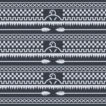 Native ethnic background art Stock Illustration