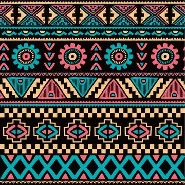 Native ethnic seamless pattern 스톡 일러스트