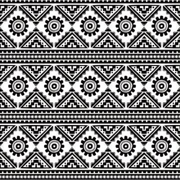 Native ethnic seamless pattern Stock Illustration