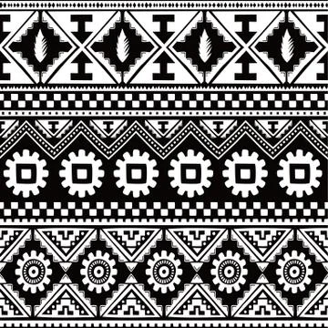 Native ethnic seamless pattern Stock Illustration