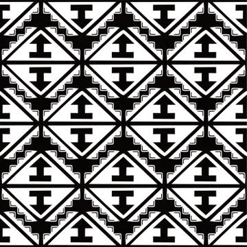 Native ethnic seamless pattern Illustrazione stock