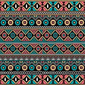 Native ethnic seamless pattern Illustrazione stock