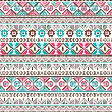 Native ethnic seamless pattern Illustrazione stock