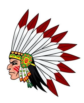Native indian people Stock Illustration