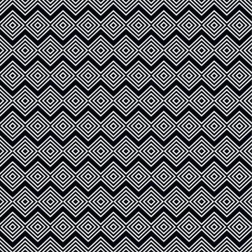 Native pattern tribe culture Stock Illustration