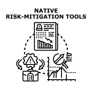 Native risk mitigation tools for business strategy イラスト素材