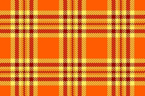 Native textile tartan fabric, packaging vector background check. 60s seamle.. Illustrazione stock