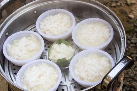 Native thai style dessert Stock Photos