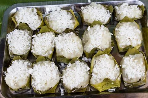 Native thai style dessert Stock Photos