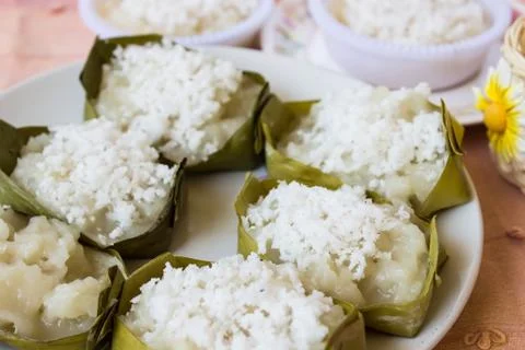 Native thai style dessert Foto stock