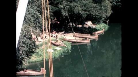 Natives on the shore Stock Footage 276289735