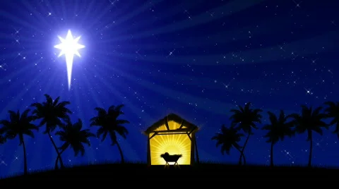 Nativity 01 (Animated Background) Stock Footage 681841